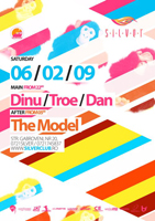 Dinu, Troe, Dan si The Model in Club Silver