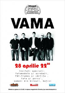 Concert Vama in Club Arena