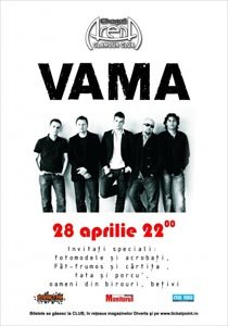 Concert Vama in Club Arena