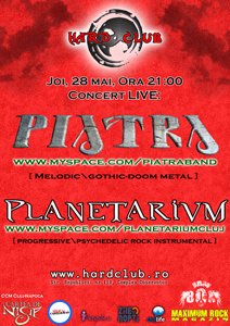 Concert Piatra si Planetarium in Hard Club