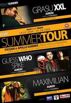 Summer tour in Apollo Summer Club din Focsani