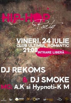 Hip-Hop Party in Club Ultimul Romantic din Drobeta Turnu Severin
