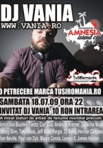 Dj Vania in Club Amnesia din Radauti