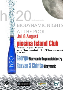 Biodynamic Nights at the pool la Island Club din Bucuresti