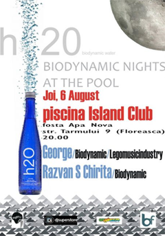 Biodynamic Nights at the pool la Island Club din Bucuresti