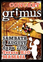 Concert Grimus la terasa H2O din Mamaia