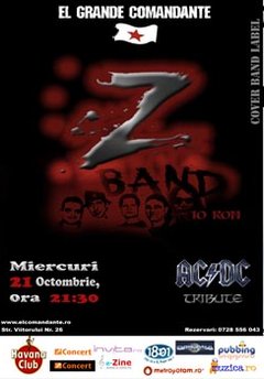 Concert ZBand in El Grande Comandante din Bucuresti