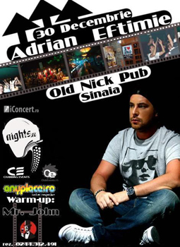 Adrian Eftimie in Old Nick Pub din Sinaia