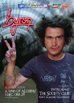 Concert byron in The Society Club din Piatra Neamt