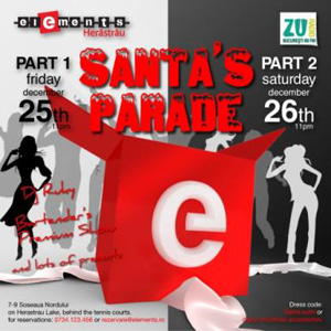 Santa’s Parade in Club Elements din Bucuresti
