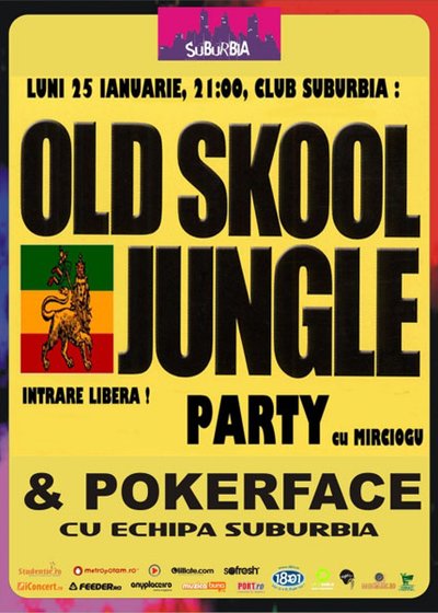 Old Skool Jungle Party in Club Suburbia din Bucuresti