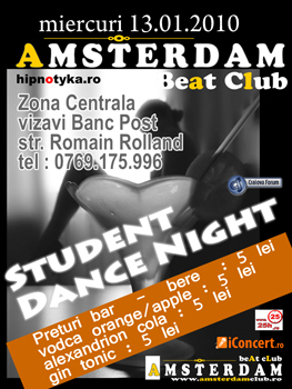 Student Dance Night in Amsterdam beat Club din Craiova