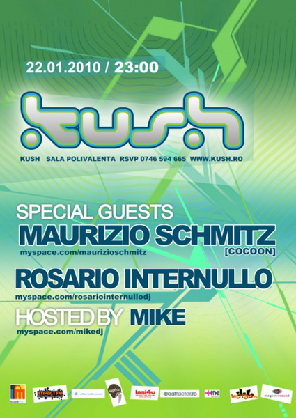 Maurizio Schmitz in Club Kush din Iasi