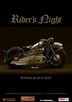 Rider’s Night in Rocka Rolla The Club din Bucuresti