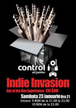 Indie Invasion party in Club Control din Bucuresti