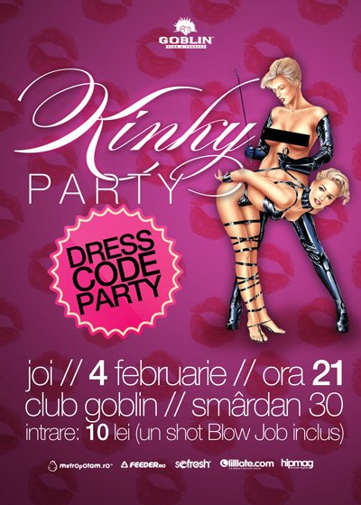 Kinky party în Club Goblin din Bucureşti