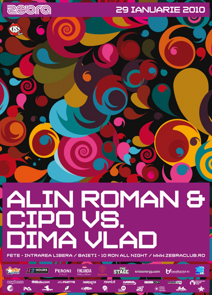 Alin Roman vs Cipo vs Dima Vlad în Zebra Club din Bacău