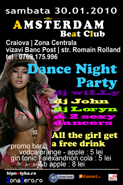 Dance Night Party in Amsterdam beat Club din Craiova