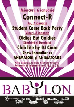 Afis Babylon 6-10 ianuarie