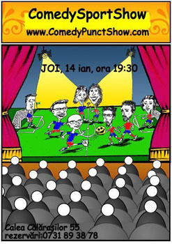 Comedy Sport Show in La Scena din Bucuresti