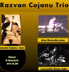 Concert Razvan Cojanu Trio in Art Jazz Club din Bucuresti