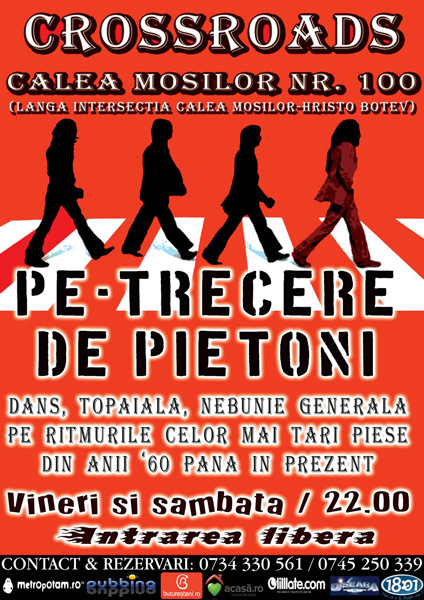 Pe-Trecerea de Pietoni in 100 Crossroads din Bucuresti