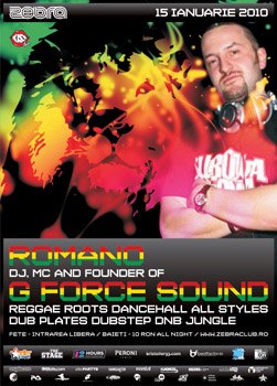 G-Force Sound Party in Zebra Club din Bacau