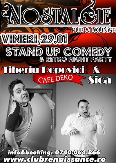 Stand-up Comedy la Nostalgie Pub din Arad