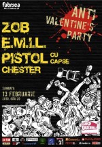 Concert Anti Valentine’s Day in Club Fabrica din Bucuresti