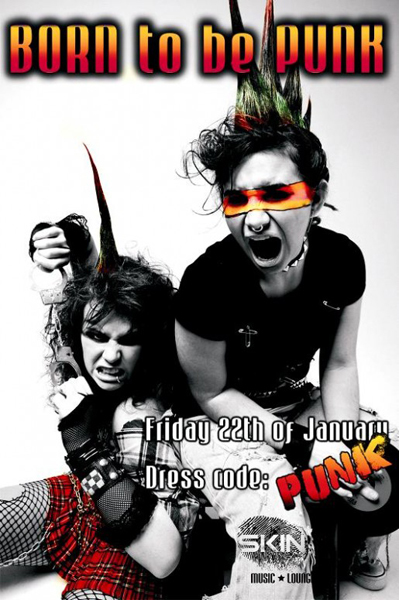 Born to be Punk in Club Skin Music Lounge din Iasi