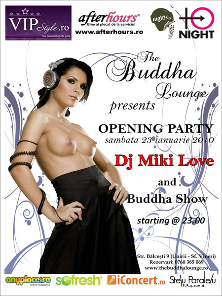 Opening Party in The Buddha Lounge din Bucuresti