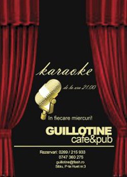 Karaoke party in Guillotine Pub din Sibiu