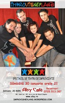 Improvisneyland la Alsy Cafe din Bucuresti