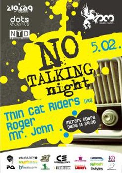 No Talking Night în Studio Martin din Bucureşti