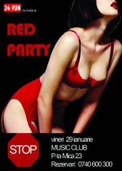 Red Party în Music Club din Sibiu