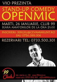 Stand up Comedy Openmic cu Vio