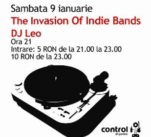 The invasion of indie bands in Club Control din Bucuresti