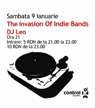 The invasion of indie bands in Club Control din Bucuresti