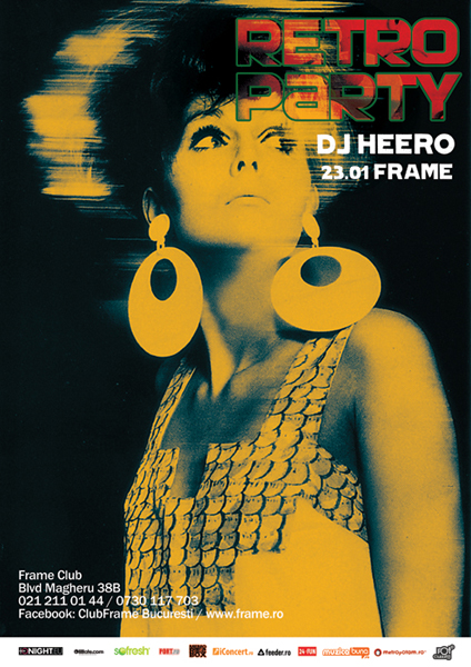 Retro party in Frame Club din Bucuresti