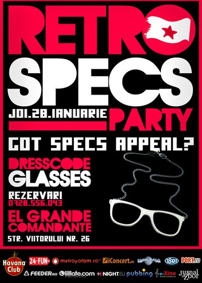 Retrospecs in El Grande Comandante din Bucuresti