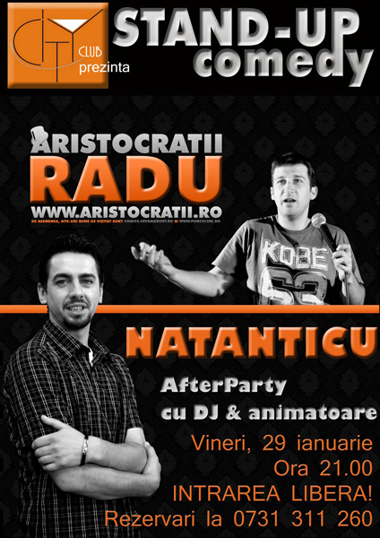 Stand-up Comedy în City Club din Braşov