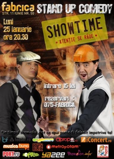 Stand-up comedy in Club Fabrica din Bucuresti