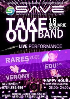Concert Take Out Band in Save Club din Roman