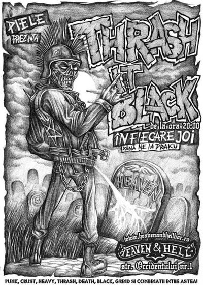 Trash it back in Heaven And Hell Bar din Bucuresti