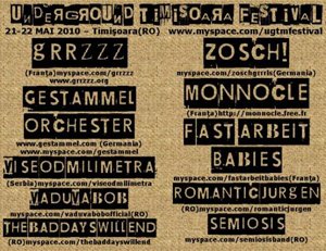 Underground Timisoara Festival la Timisoara