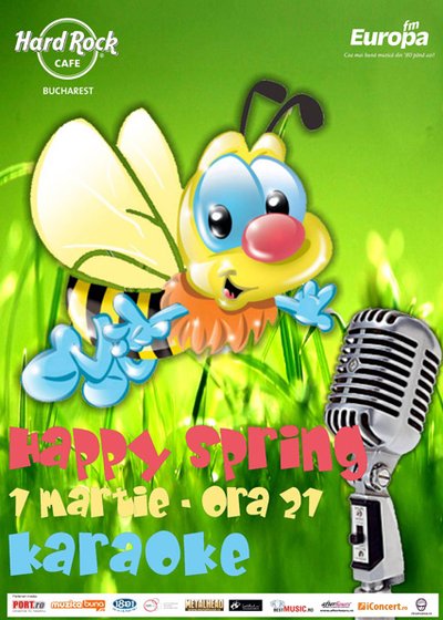 Happy Spring în Hard Rock Cafe din Bucureşti
