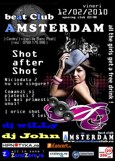 Shot after Shot în Amsterdam beat Club din Craiova