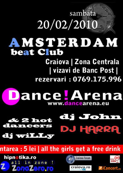Dance Arena la Amsterdam beat Club din Craiova