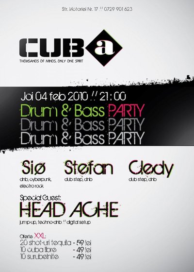 Drum & Bass party în Club A din Piteşti