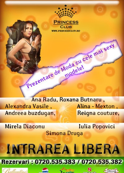 Fashion Party în Princess Club din Bucureşti
